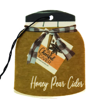 Honey Pear Cider - Car Air Freshener by A Cheerful Giver