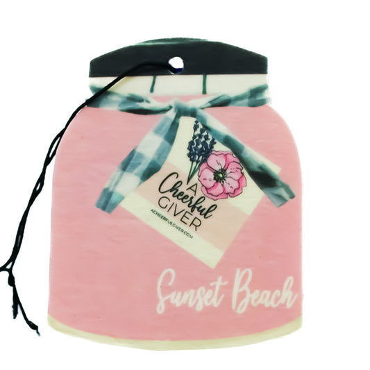 Sunset Beach - Car Air Freshener