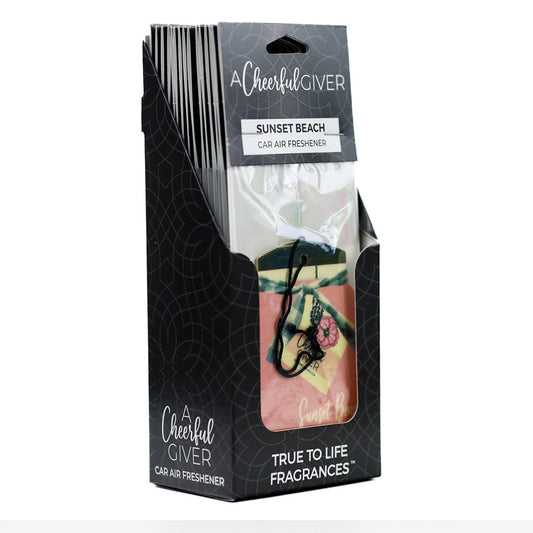 Sunset Beach - Car Air Freshener
