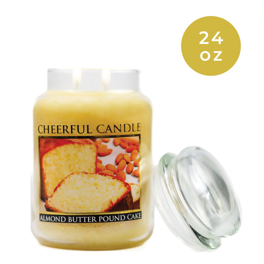 Almond Butter Pound Cake - 24 oz Cheerful Candle