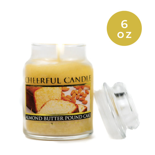 Almond Butter Pound Cake - 6 oz Cheerful Candle