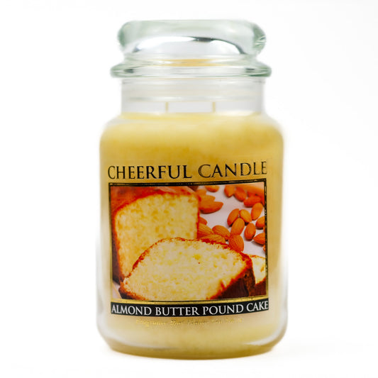 Almond Butter Pound Cake - 24 oz Cheerful Candle