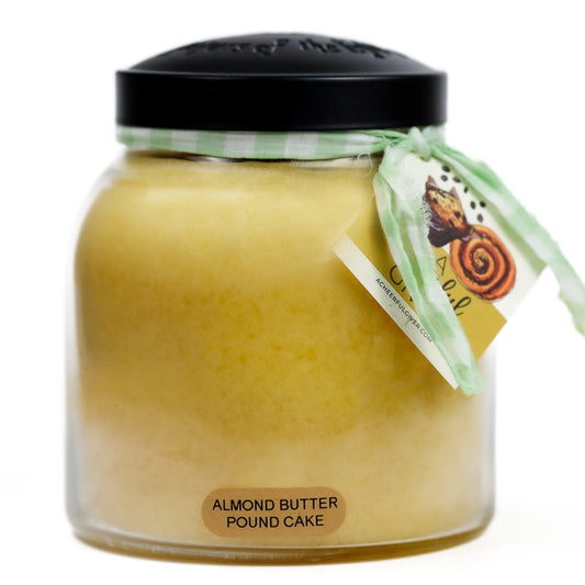Almond Butter Pound Cake - 34 oz Papa Candle by A Cheerful Giver