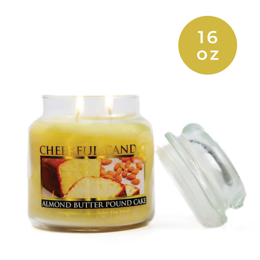 Almond Butter Pound Cake - 16 oz Cheerful Candle