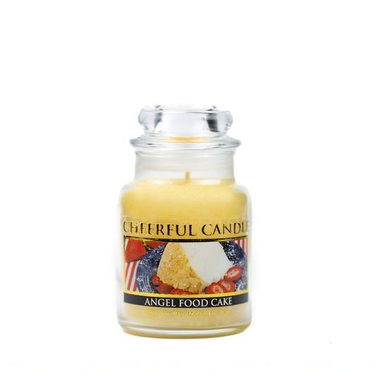 Angel Food Cake - 6 oz Cheerful Candle