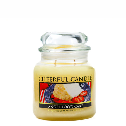 Angel Food Cake - 16 oz Cheerful Candle