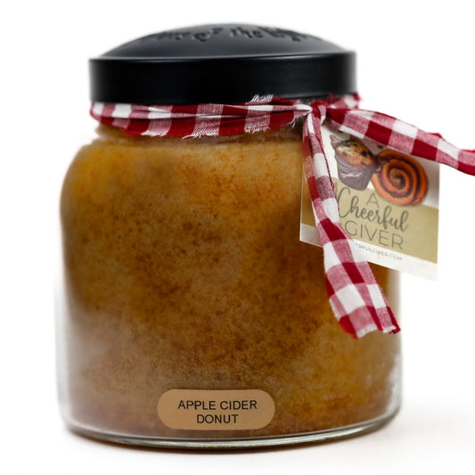 Apple Cider Donut - 34 oz Papa Candle by A Cheerful Giver