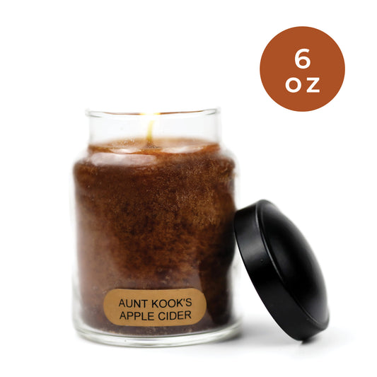Aunt Kook's Apple Cider - 6 oz Baby Candle