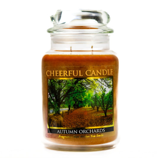 Autumn Orchards - 24 oz Cheerful Candle