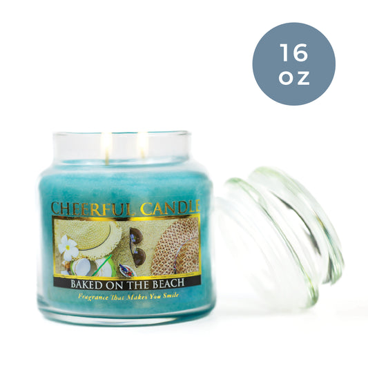 Baked on the Beach - 16 oz Cheerful Candle