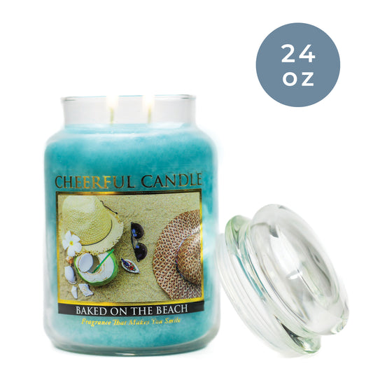 Baked on the Beach - 24 oz Cheerful Candle