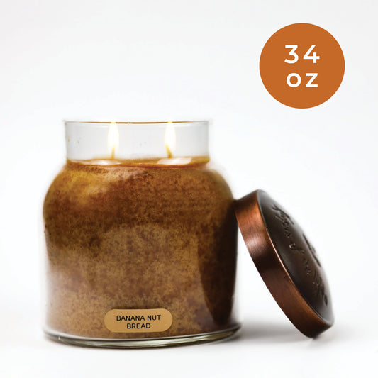 Banana Nut Bread - 34 oz Papa Candle