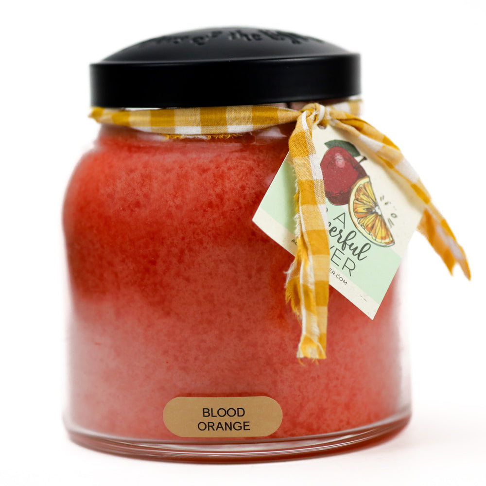 Blood Orange Scented Candle - 34 oz, Double Wick, Papa Jar
