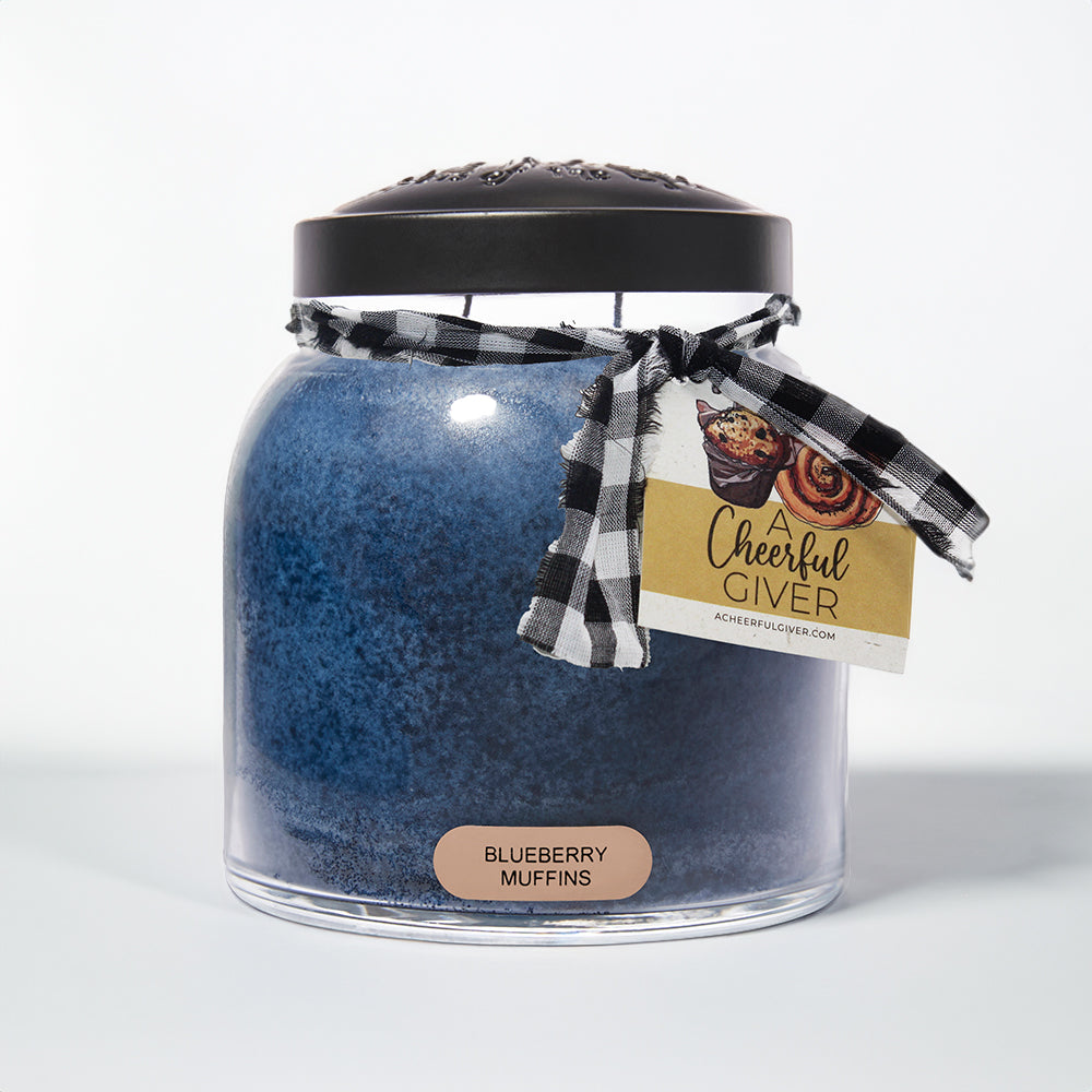 A Cheerful Giver Blueberry Muffins Jar Candle, 6-Ounce
