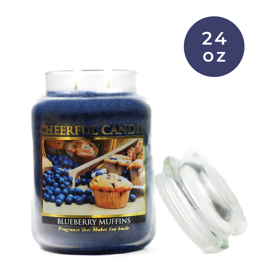 Blueberry Muffins - 24 oz Cheerful Candle