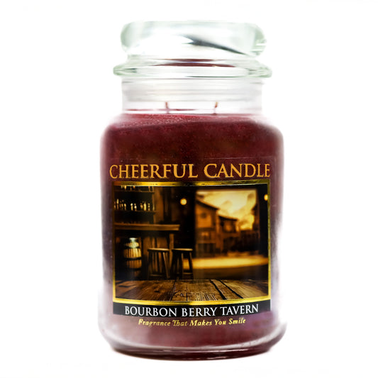 Bourbon Berry Tavern - 24 oz Cheerful Candle