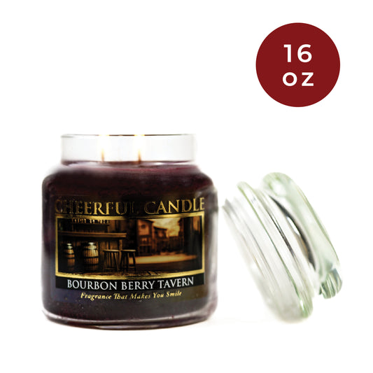 Bourbon Berry Tavern - 16 oz Cheerful Candle
