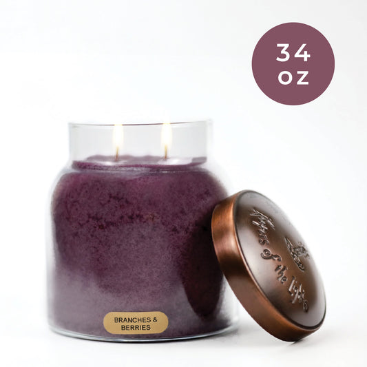 Branches & Berries - 34 oz Papa Candle