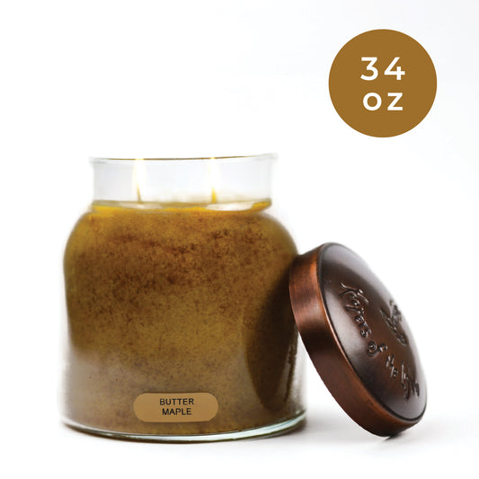 Butter Maple - 34 oz Papa Candle - Product Image by A Cheerful Giver