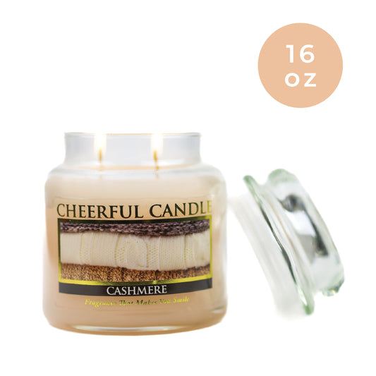 Cashmere - 16 oz Cheerful Candle