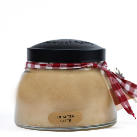 Chai Tea Latte Scented Candle - 22 oz, Double Wick, Mama Jar