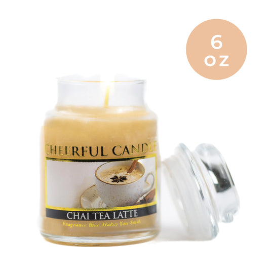 Chai Tea Latte - 6 oz Cheerful Candle