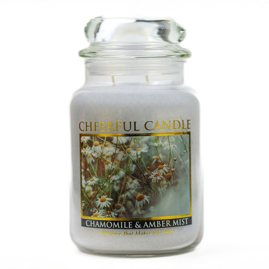 Chamomile & Amber Mist - 24 oz Cheerful Candle