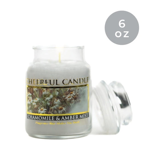 Chamomile & Amber Mist - 6 oz Cheerful Candle