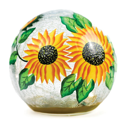 Sunflower - LED Glass Orb