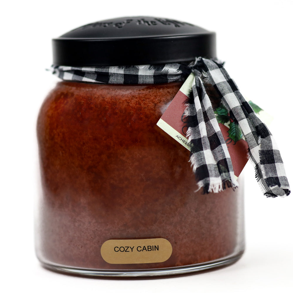 Cozy Cabin Papa Jar - Long Lasting Candles – A Cheerful Giver
