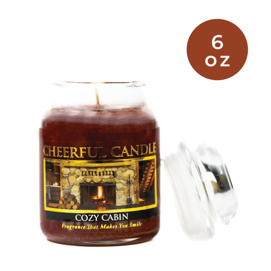 Cozy Cabin - 6 oz Cheerful Candle