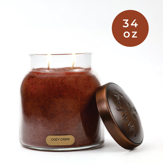 Cozy Cabin - 34 oz Papa Candle