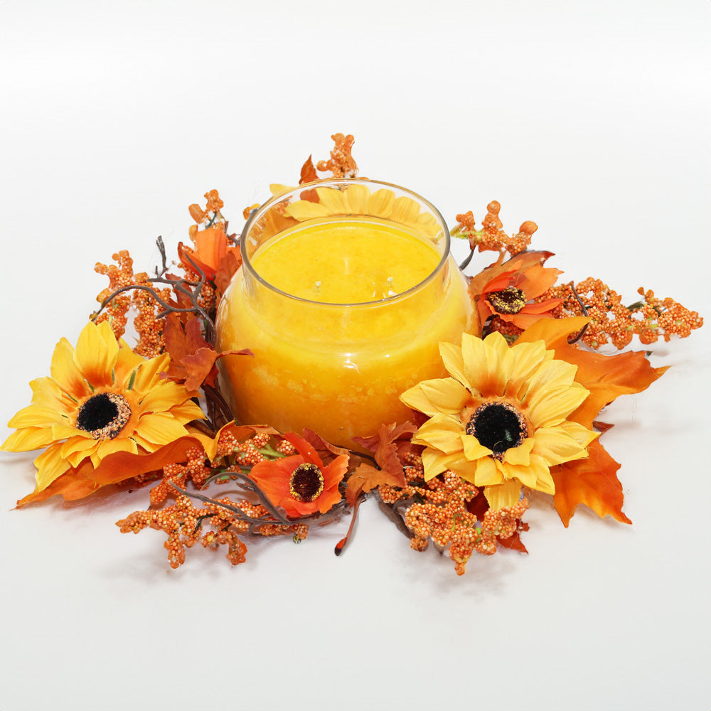 Sunflower Days Fall Candle Ring Candle Accessories A Cheerful Giver