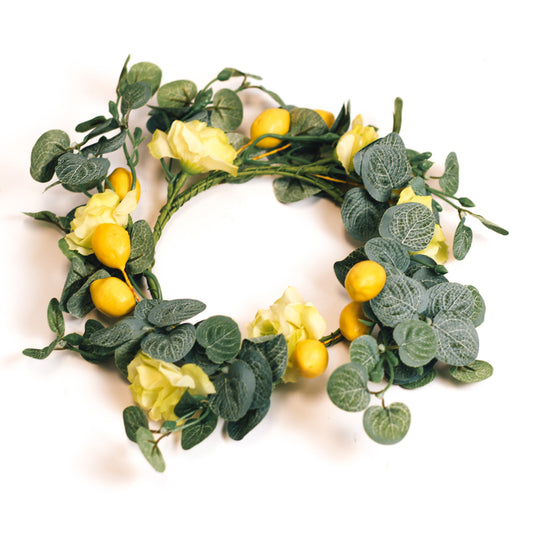 Eucalyptus Lemon Rose - Candle Ring