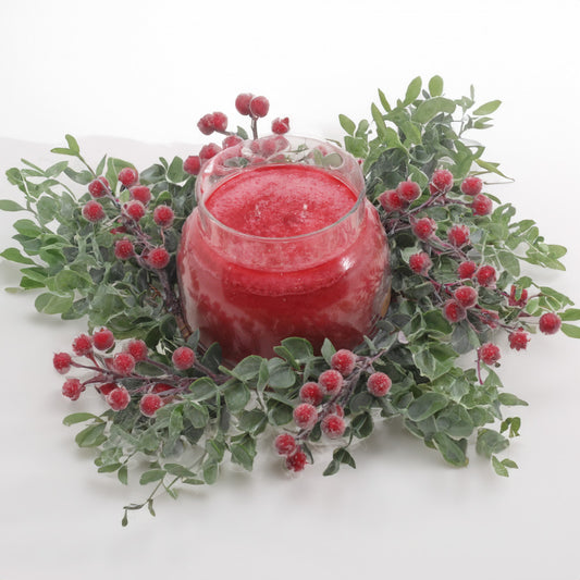 Iced Eucalyptus Berries - Candle Ring