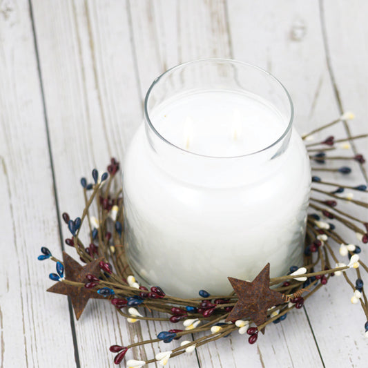 Rustic Americana - Candle Ring - Product Image by A Cheerful Giver