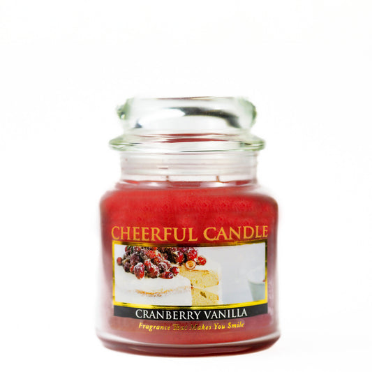 Cranberry Vanilla - 16 oz Cheerful Candle