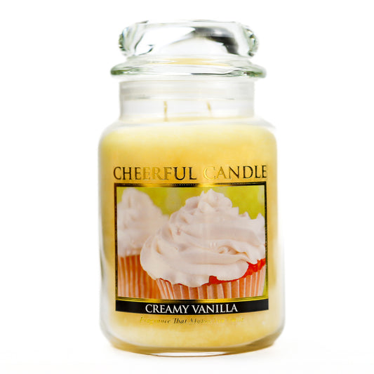 Creamy Vanilla - 24 oz Cheerful Candle
