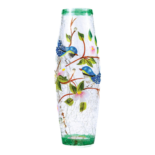 Blue Jay - LED Glass Vase