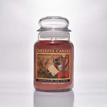 Evenings on the Porch Scented Candle -24 oz, Double Wick, Cheerful Candle