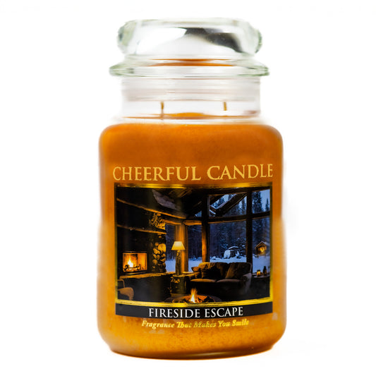 Fireside Escape - 24 oz Cheerful Candle