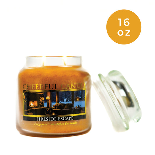 Fireside Escape - 16 oz Cheerful Candle