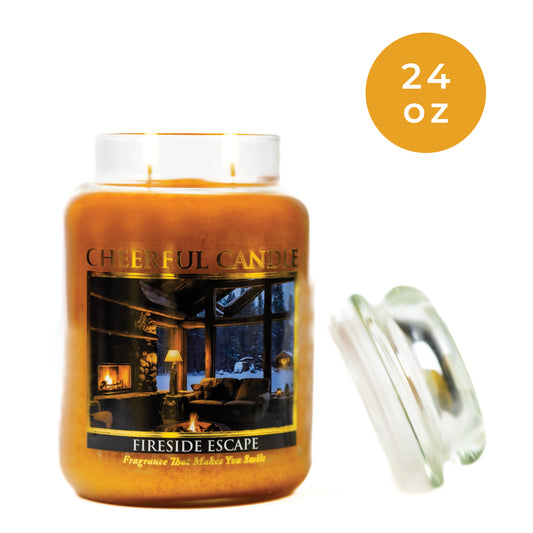 Fireside Escape - 24 oz Cheerful Candle