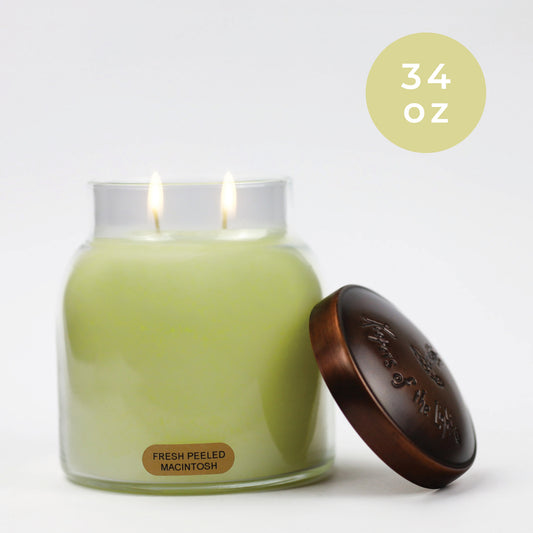 Fresh Peeled Macintosh - 34 oz Papa Candle - Product Image by A Cheerful Giver