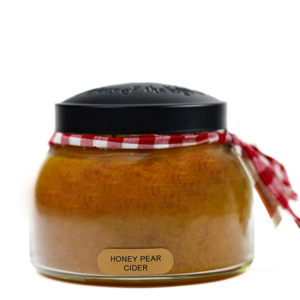 A Cheerful Giver Candles Golden - 22-oz. Honey Pear Cider Mama Jar Candle, image size:1000x1000
