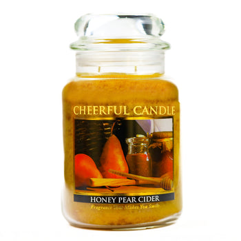 Honey Pear Cider - 24 oz Cheerful Candle by A Cheerful Giver