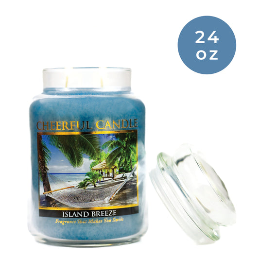 Island Breeze - 24 oz Cheerful Candle