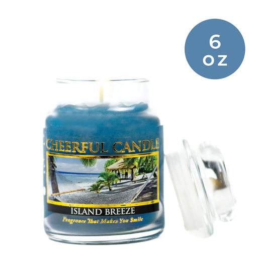 Island Breeze - 6 oz Cheerful Candle