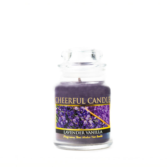 Lavender Vanilla - 6 oz Cheerful Candle