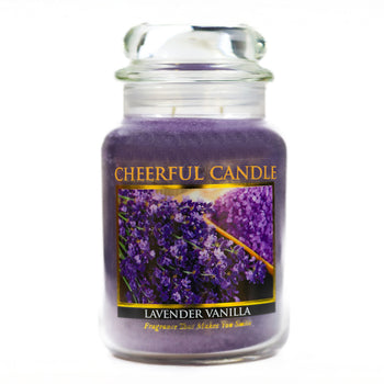 Lavender Vanilla - 24 oz Cheerful Candle